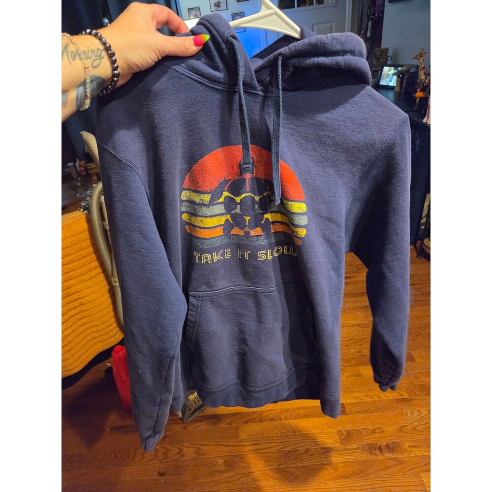 Port & Company 'Take It Slow' Turtle Hoodie - Size Medium